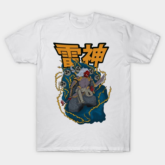 Thunder God Kaminari Sama T-Shirt by Mr Bushido